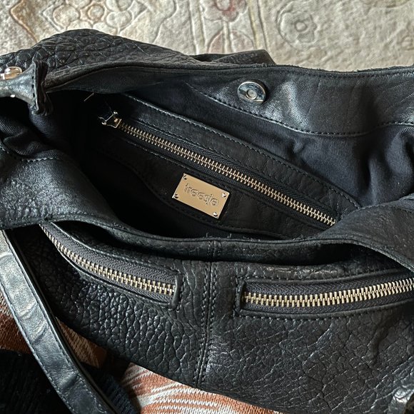 Treesje Black Crossbody Black Leather Bag - Picture 11 of 16